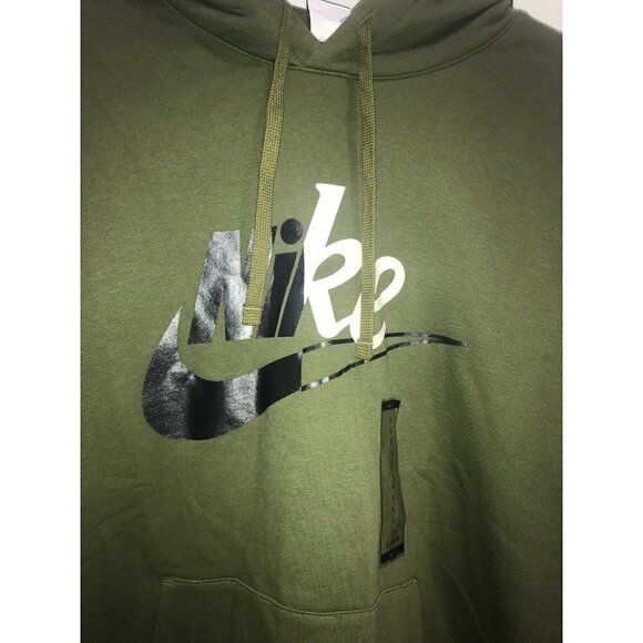 nike Sport Essential Pullover Hoodie Green Large - Picture 10 of 11